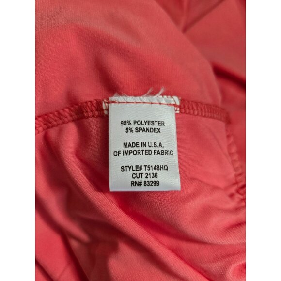 Sleeveless Coral Maxi Dress Tie Back laganlook fairycore beach nautical - Picture 7 of 8